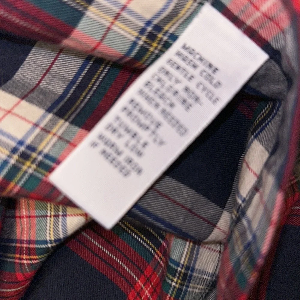 RALPH LAUREN🐎Button Down PLAID SHIRT Mens XL